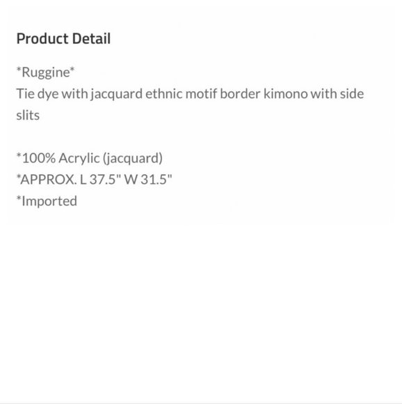 Boho Beautiful Jacquard Kimono Top - Picture 10 of 11